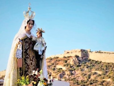 🔴 «Paseo» con la Virgen del Carmen en Santa Lucía,&nbsp;Cartagena