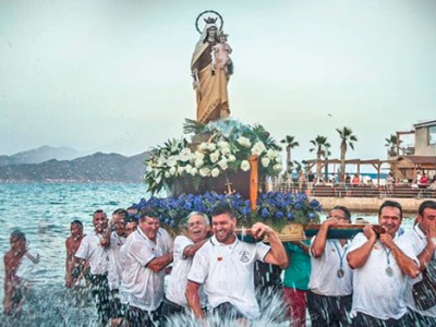 🔴Procesión marítima con la Virgen del Carmen, en el Puerto de&nbsp;Mazarrón