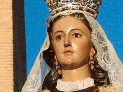 🔴 La Patrona de Mula en la plaza del pueblo el día de su&nbsp;Fiesta