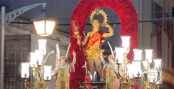 San Sebastián regresó a las calles de&nbsp;Ricote