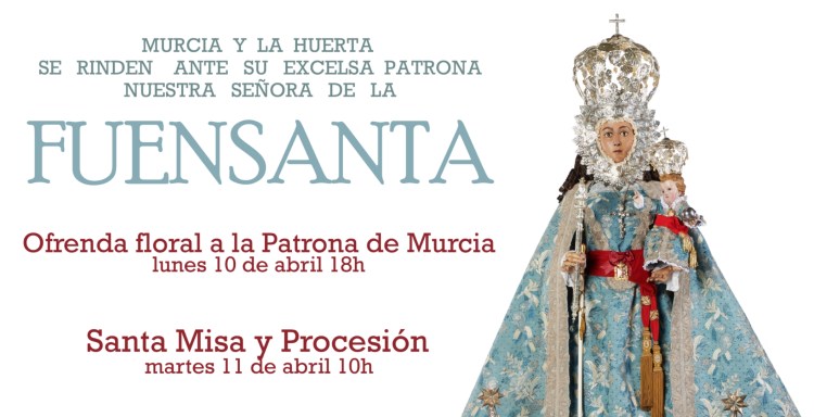Procesión y ofrenda a la Patrona de&nbsp;Murcia